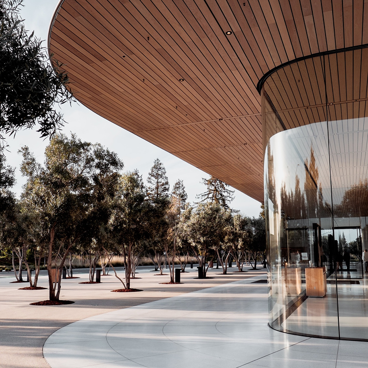 Modern architectural building